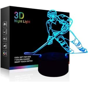 EUC❗️Hockey Player 3D Night Light